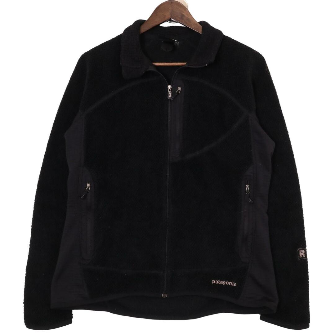 patagonia - 00年代 patagonia パタゴニア レギュレーター R2 フリースジャケット アウトドア ブラック (メンズ S相当) 中古 古着 A0952