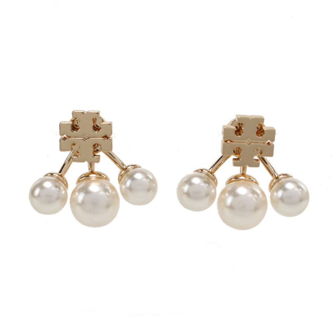 Tory Burch - Tory Burch トリーバーチ KIRA 153672 ピアス TORY GOLD-CREAM ゴールド系 ホワイト系 レディース