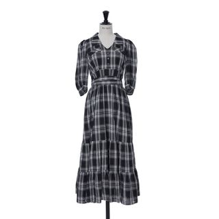 ハーリップトゥ(Her lip to)のherlipto Bergamo Plaid Tiered Long Dress(ロングワンピース/マキシワンピース)