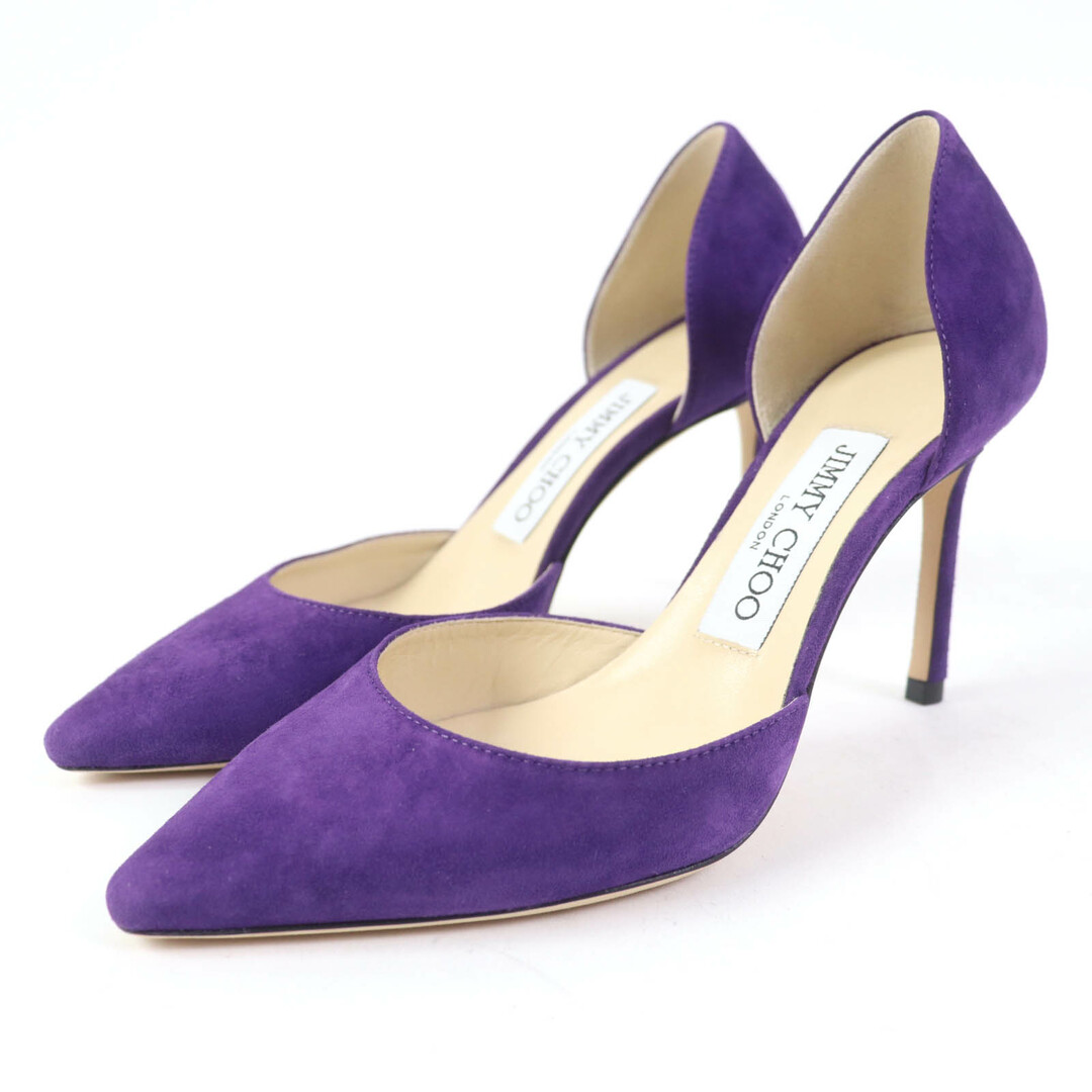 極美品☆JIMMY CHOO ジミーチュウ ESTHER 85 アーモンドトゥ 極美品☆JIMMY CHOO ジミーチュウ ESTHER 85 アーモンドトゥ