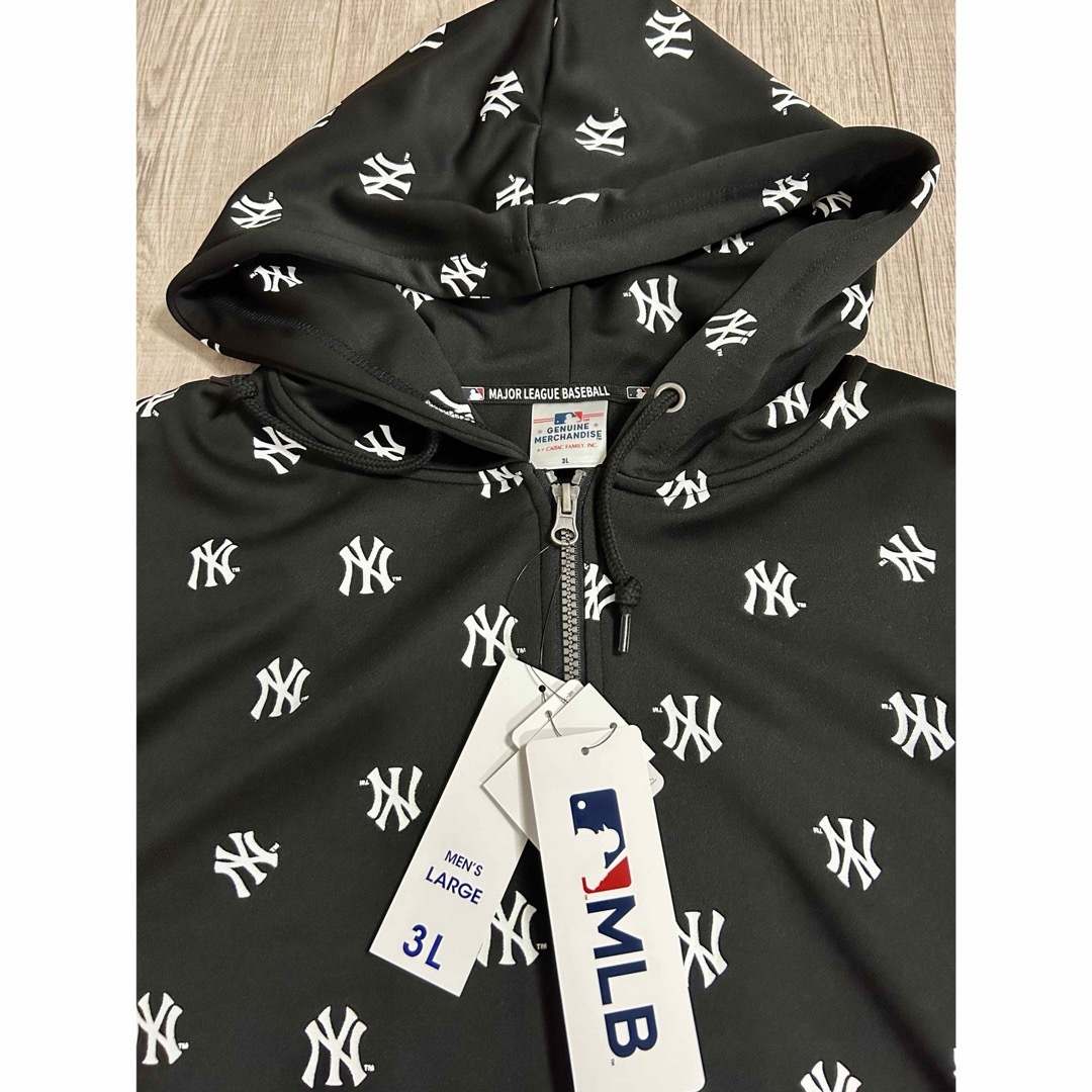 MLB NY ニューヨーク ヤンキース パーカー セットアップ 半袖の MLB NY ニューヨーク ヤンキース パーカー セットアップ 半袖の