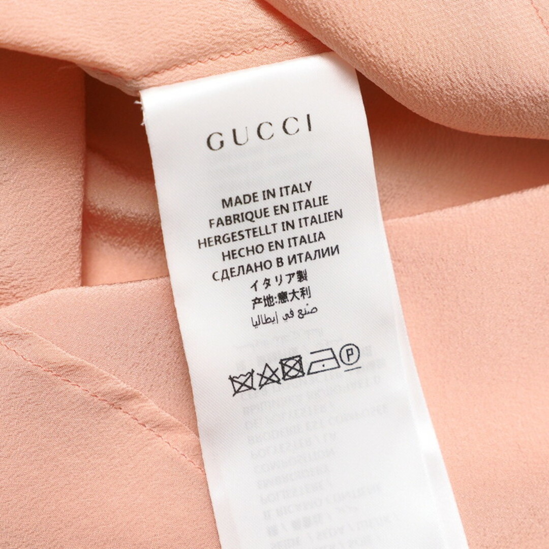 GUCCI - □美品□GUCCI グッチ ブラウス サイズ42 総シルク 長袖