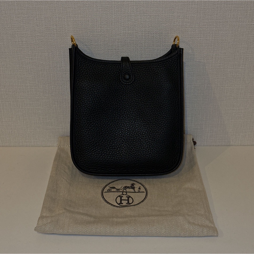 HERMES - 【新品・未使用品】エヴリンTPM 黒 ゴールド金具 ミニ HERMES - 【新品・未使用品】エヴリンTPM 黒 ゴールド金具 ミニ