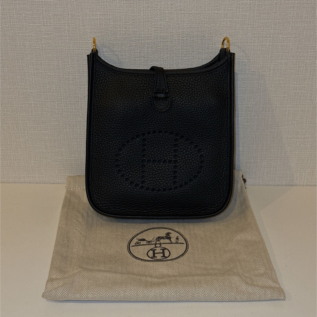 HERMES - 【新品・未使用品】エヴリンTPM 黒 ゴールド金具 ミニ HERMES - 【新品・未使用品】エヴリンTPM 黒 ゴールド金具 ミニ