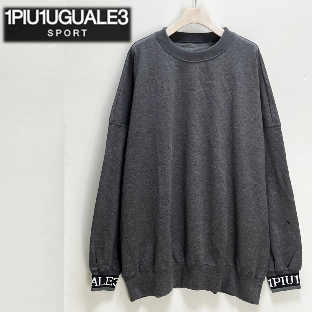 1PIU1UGUALE3》新品 リブロゴデザイン トレーナー Ⅳ(M) 1PIU1UGUALE3》新品 リブロゴデザイン トレーナー Ⅳ(M)