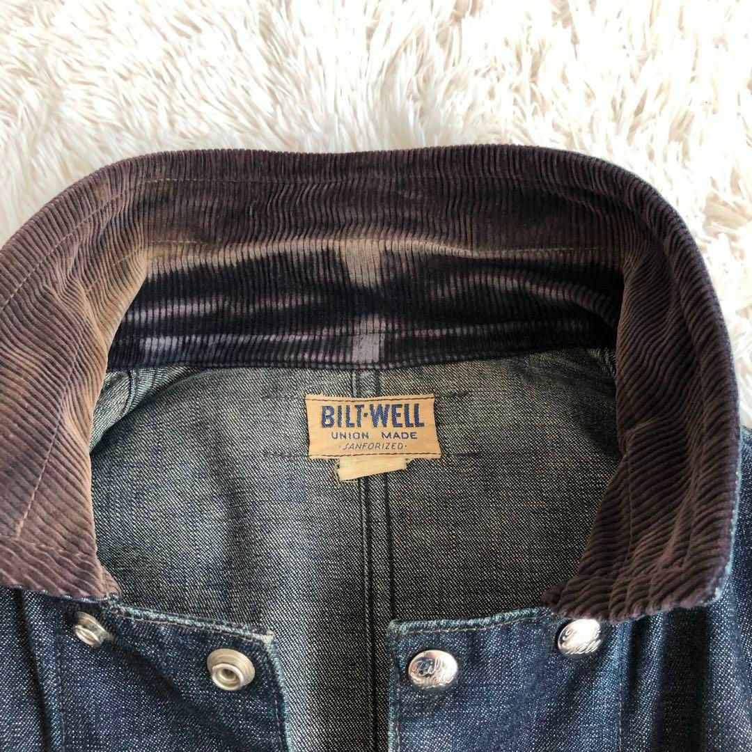 東洋エンタープライズ - BILT-WELLデニムカバーオールデニム 東洋エンタープライズ - BILT-WELLデニムカバーオールデニム