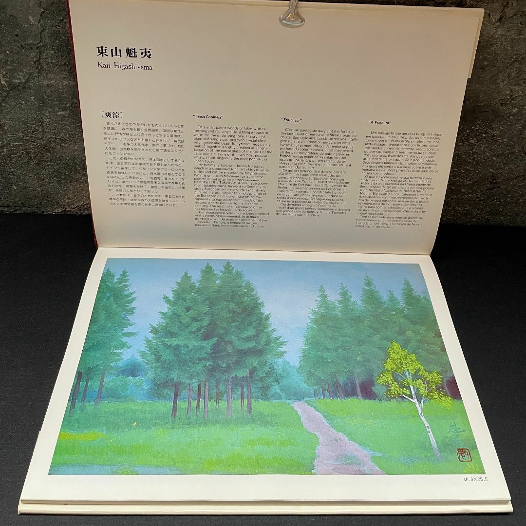 現代日本美術展 作品集 図録 アサヒ画廊発行 1976 サンバウロ