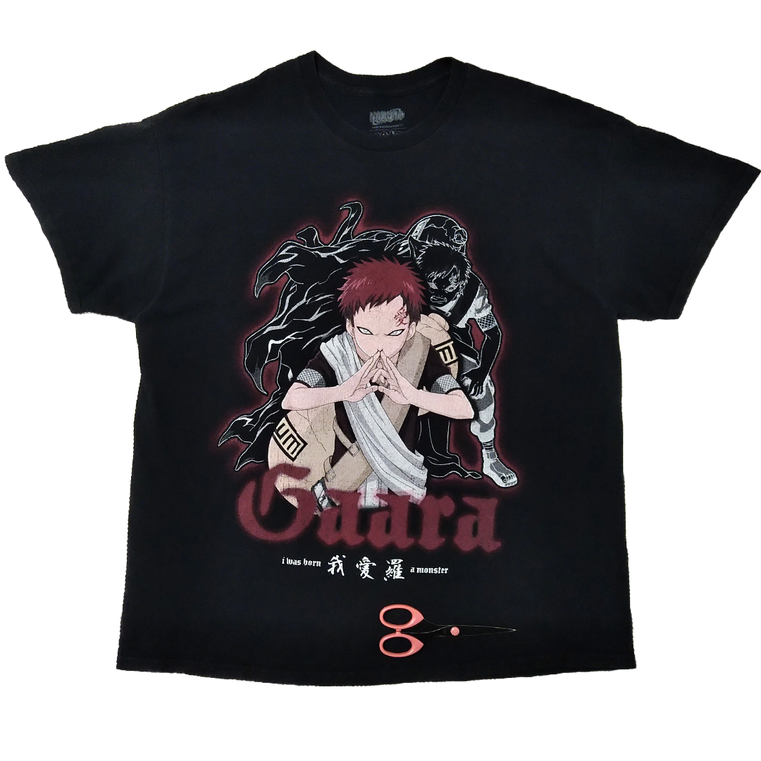 古着 ナルト ヴィンテージ加工Tシャツ L 我愛羅 naruto アニメT 古着 ナルト ヴィンテージ加工Tシャツ L 我愛羅 naruto アニメT