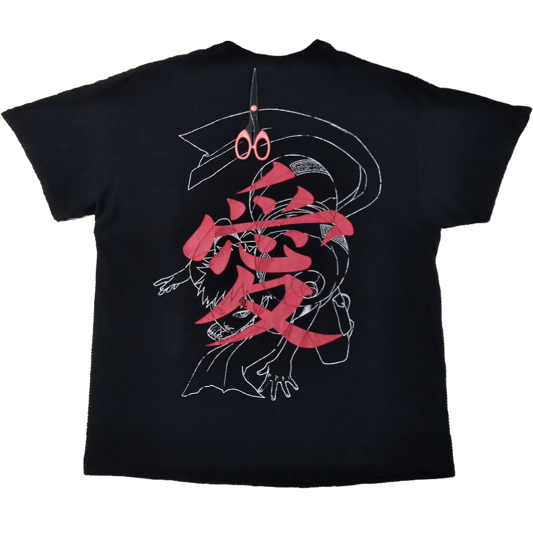 古着 ナルト ヴィンテージ加工Tシャツ L 我愛羅 naruto アニメT 古着 ナルト ヴィンテージ加工Tシャツ L 我愛羅 naruto アニメT