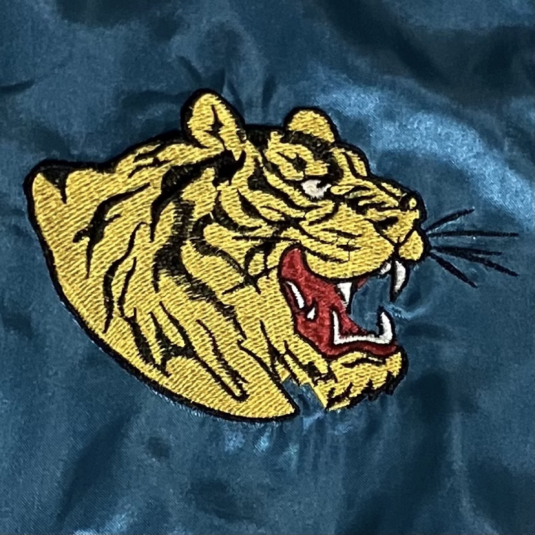 人気】一心如鏡 スカジャン タイガー 和柄 刺繍 バイカラー 人気】一心如鏡 スカジャン タイガー 和柄 刺繍 バイカラー
