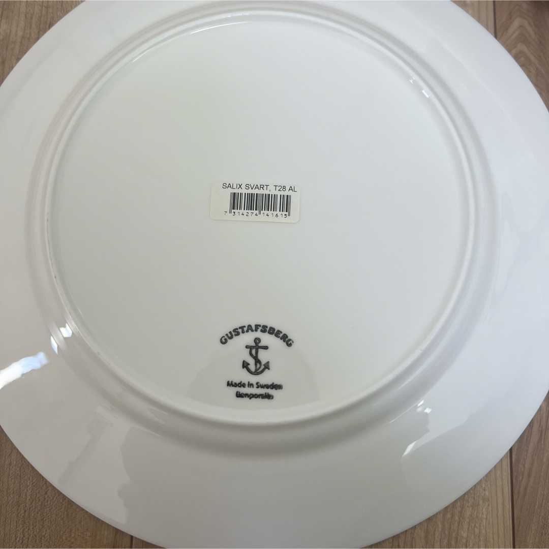 グスタフスベリ BLACK SALIX プレート 28cm 2枚 キッチン/食器 グスタフスベリ BLACK SALIX プレート 28cm 2枚 キッチン/食器