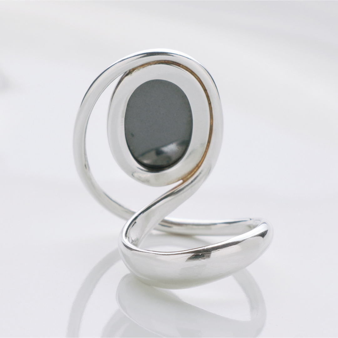 Georg Jensen - 希少 ジョージ ジェンセン HaH ヘマタイト 925S Georg Jensen - 希少 ジョージ ジェンセン HaH ヘマタイト 925S