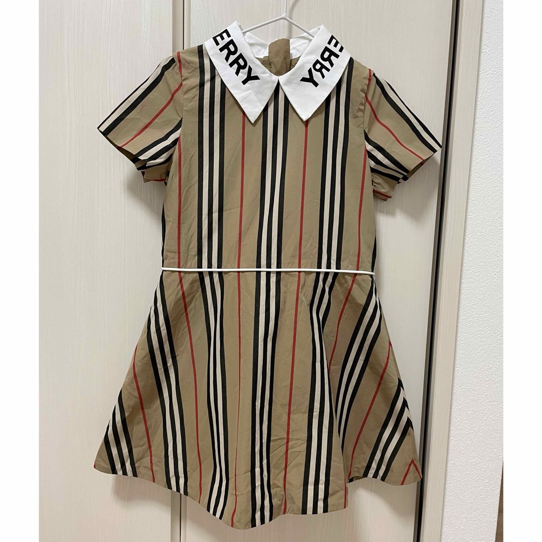 BURBERRY - Burberry ストライプ柄ワンピース6y=116㎝の通販 by leon's shop|バーバリーならラクマ BURBERRY - Burberry ストライプ柄ワンピース6y=116㎝の通販 by leon's shop|バーバリーならラクマ