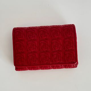 ANTEPRIMA - アンテプリマ 財布 赤 レッド 花 レザー 折り財布 ANTEPRIMA - アンテプリマ 財布 赤 レッド 花 レザー 折り財布
