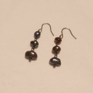 フックピアス《バロックパール風》(ピアス)