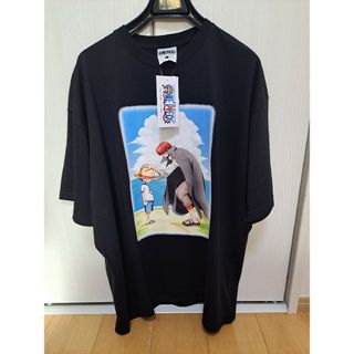 アベイル(Avail)の【新品】ワンピース/ONEPIECEルフィ&シャンクスプリントTシャツLサイズ黒(Tシャツ/カットソー(半袖/袖なし))