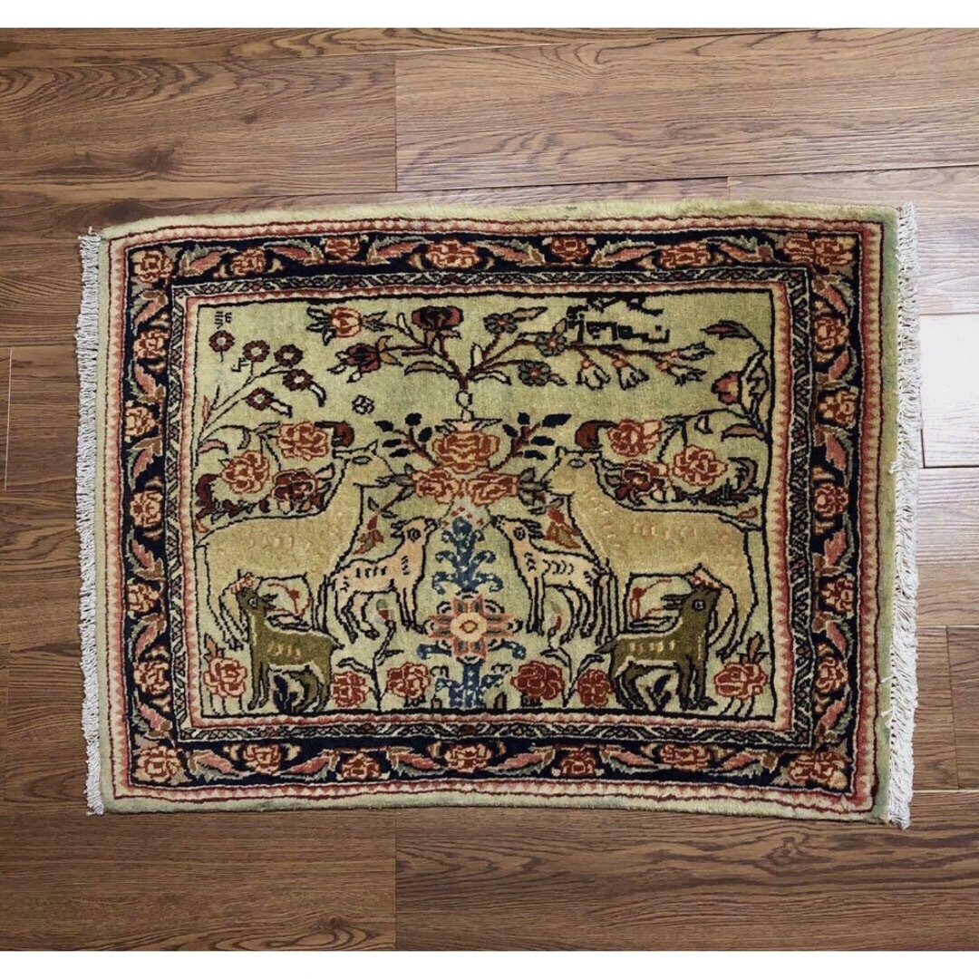 ペルシャ絨毯 トライバルラグ (ユニーク品)No:34226の通販 by ペルシャ絨毯 トライバルラグ (ユニーク品)No:34226の通販 by