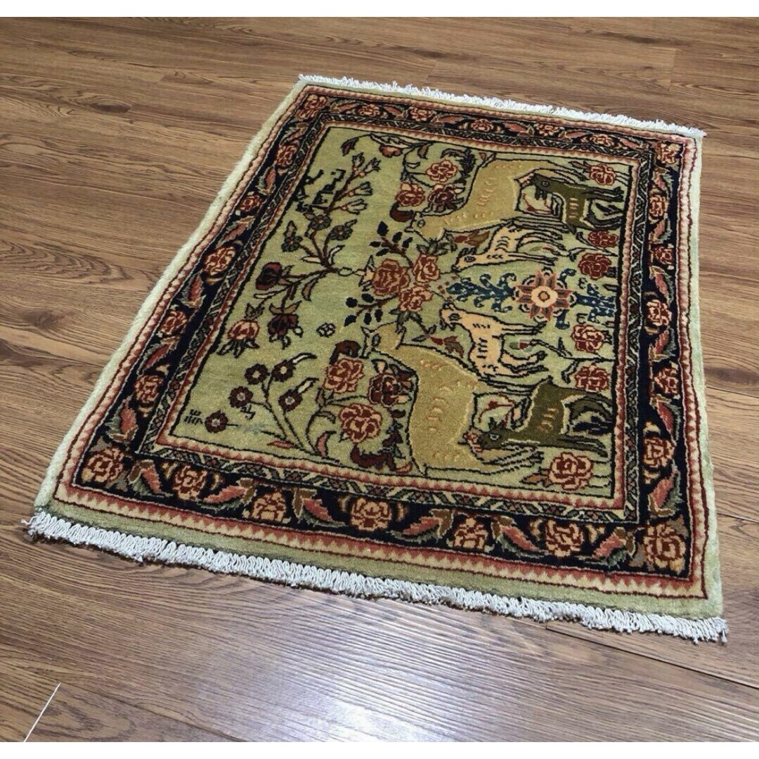 ペルシャ絨毯 トライバルラグ (ユニーク品)No:34226の通販 by ペルシャ絨毯 トライバルラグ (ユニーク品)No:34226の通販 by