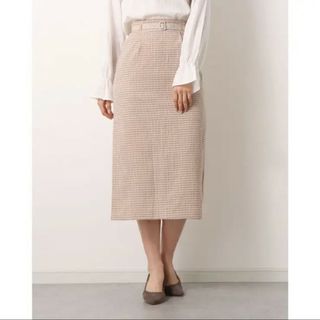 マジェスティックレゴン　ヘルシーチェックIラインスカート
