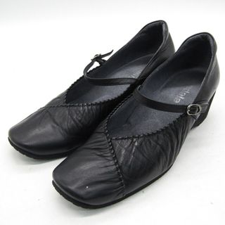 ペダラ パンプス バレエシューズ ブランド アシックス シューズ 靴 黒 レディース 22.5サイズ ブラック pedara(ハイヒール/パンプス)