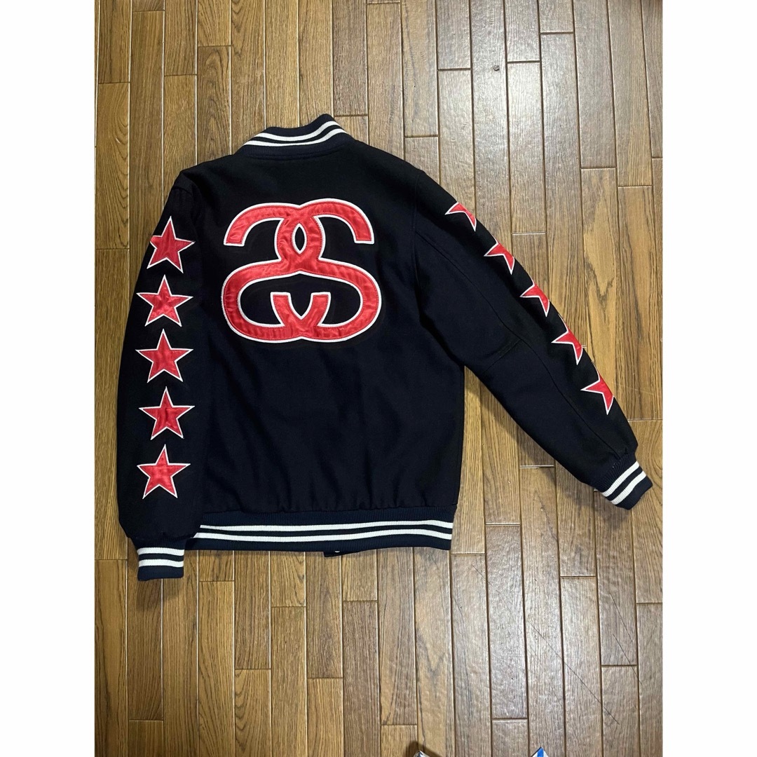 STUSSY - 【レア】90s ビンテージ STUSSY スタジャン・バ STUSSY - 【レア】90s ビンテージ STUSSY スタジャン・バ