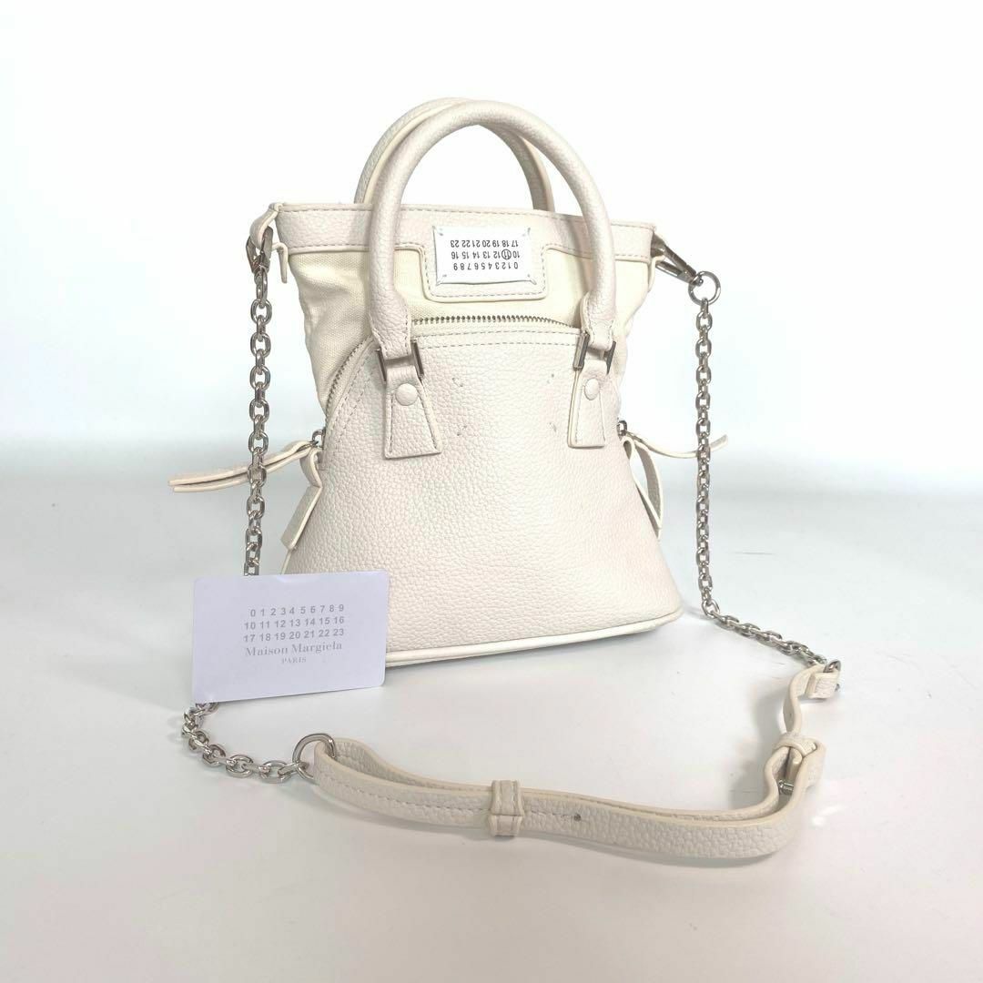 極美品】Maison Margiela メゾンマルジェラ5ACショルダーバッグ 極美品】Maison Margiela メゾンマルジェラ5ACショルダーバッグ