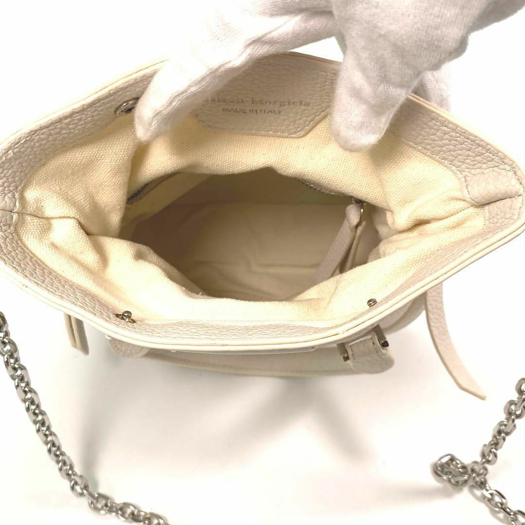 極美品】Maison Margiela メゾンマルジェラ5ACショルダーバッグ 極美品】Maison Margiela メゾンマルジェラ5ACショルダーバッグ