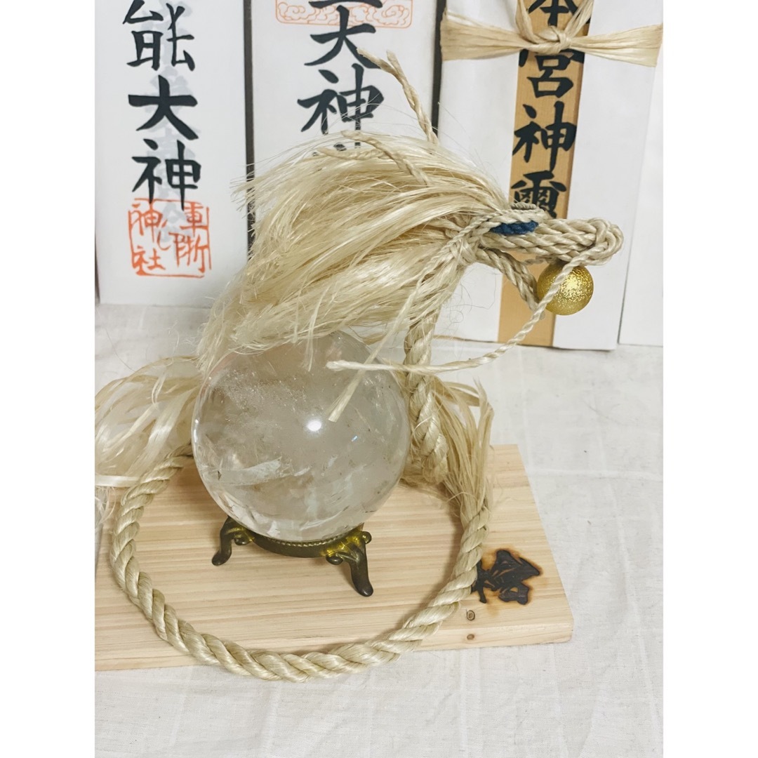 精麻龍神(イザナギ)竹 【受注生産】宝珠付 お守り縁起物 神棚 精麻龍神(イザナギ)竹 【受注生産】宝珠付 お守り縁起物 神棚