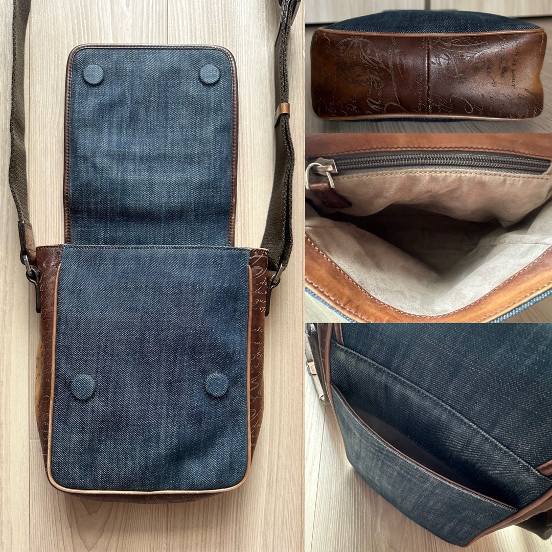 BERLUTI - 特注50万 ベルルッティ ジュールJ レザー ショルダー BERLUTI - 特注50万 ベルルッティ ジュールJ レザー ショルダー