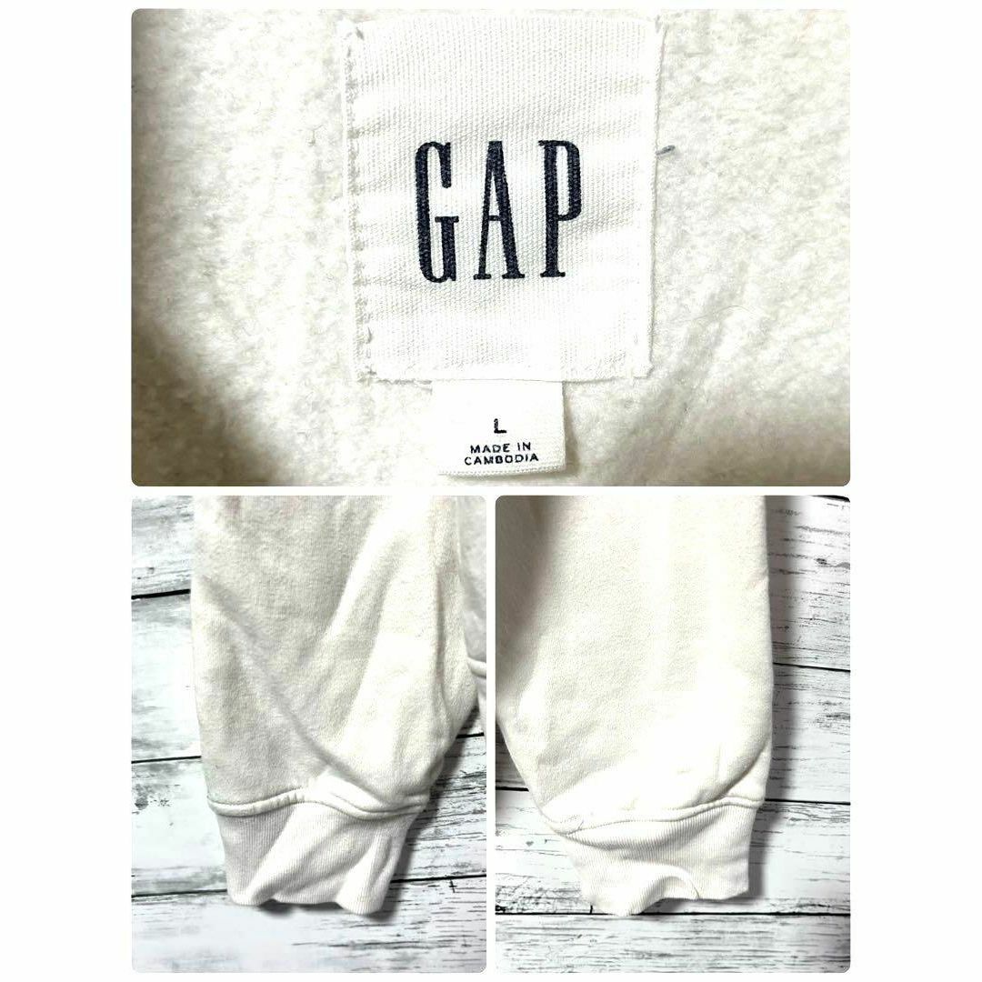 GAP - 【人気定番】GAP パーカー ビッグ刺繍ロゴ L C267の通販 GAP - 【人気定番】GAP パーカー ビッグ刺繍ロゴ L C267の通販