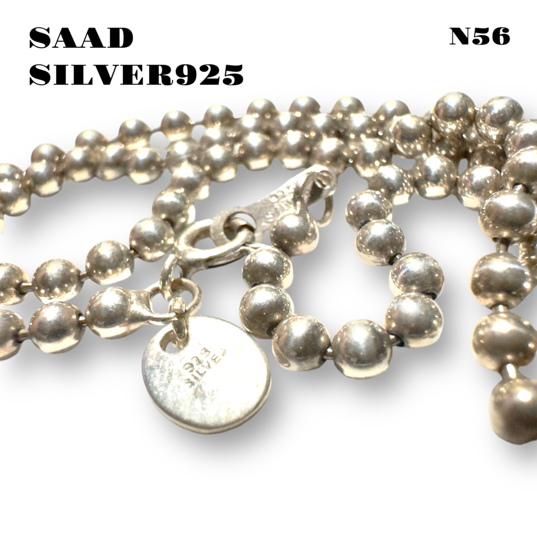 希少品! SAAD サード ビーズ ブレスレット SILVER 925 シルバーの通販 by フォロワー様のみ期間限定SALE中!|ラクマ 希少品! SAAD サード ビーズ ブレスレット SILVER 925 シルバーの通販 by フォロワー様のみ期間限定SALE中!|ラクマ