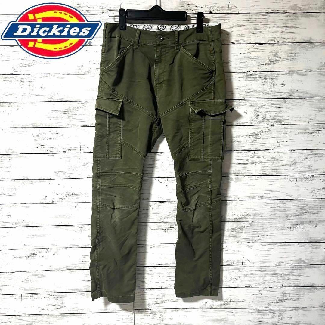 Dickies - 【定番人気】ディッキーズ カーゴパンツ カーキ ワン Dickies - 【定番人気】ディッキーズ カーゴパンツ カーキ ワン