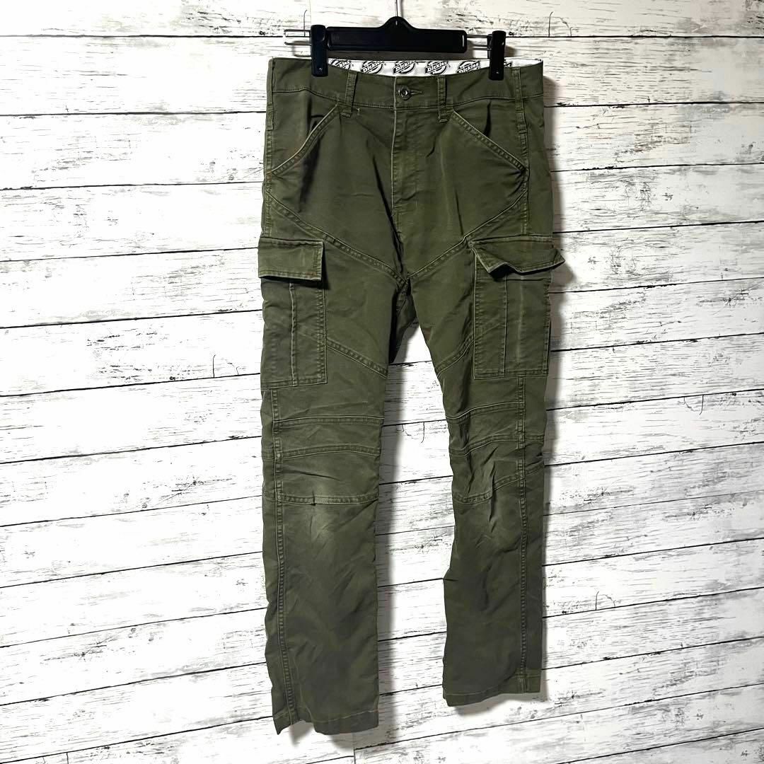Dickies - 【定番人気】ディッキーズ カーゴパンツ カーキ ワン Dickies - 【定番人気】ディッキーズ カーゴパンツ カーキ ワン