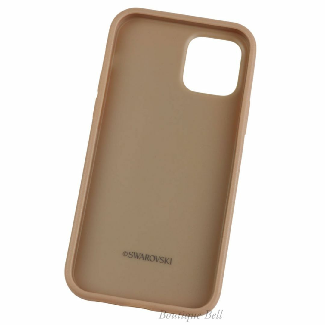 スワロフスキー】 クリスタル iPhone12/12Proケース ローズ スワロフスキー】 クリスタル iPhone12/12Proケース ローズ