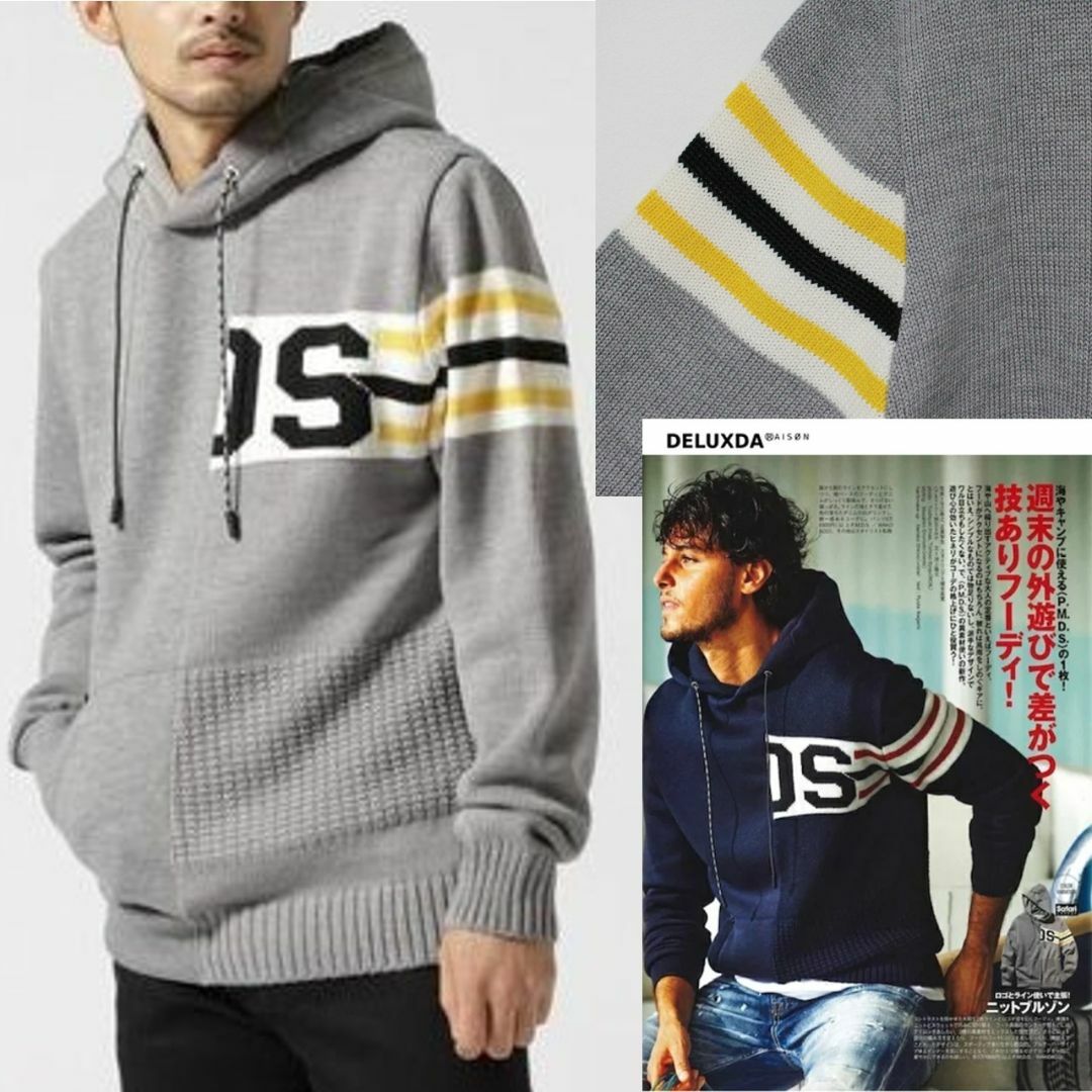 P.M.D.S. - 新品 P.M.D.S. イタリー製 切り替え スウェット P.M.D.S. - 新品 P.M.D.S. イタリー製 切り替え スウェット