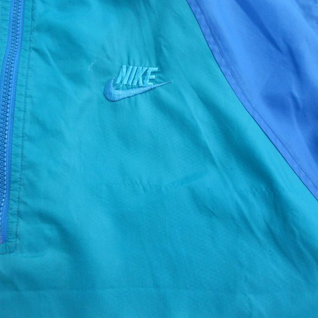 NIKE - L☆古着 ナイキ NIKE 長袖 ハーフジップ ナイロン NIKE - L☆古着 ナイキ NIKE 長袖 ハーフジップ ナイロン