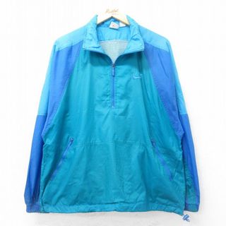 NIKE - L☆古着 ナイキ NIKE 長袖 ハーフジップ ナイロン NIKE - L☆古着 ナイキ NIKE 長袖 ハーフジップ ナイロン