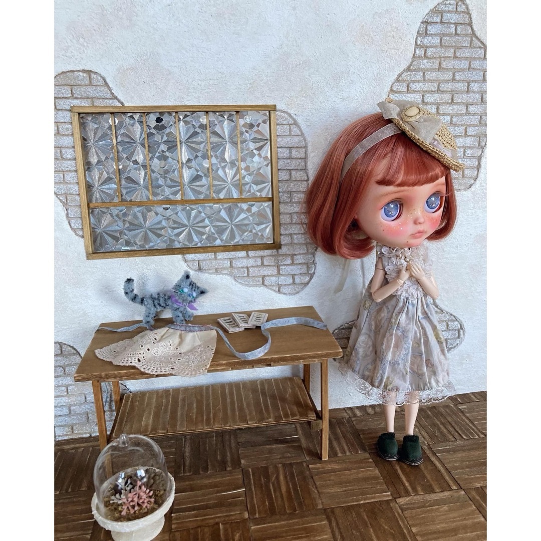ミニチュア ドールハウス 背景ボード ブライス リカちゃん 壁 床 ミニチュア ドールハウス 背景ボード ブライス リカちゃん 壁 床