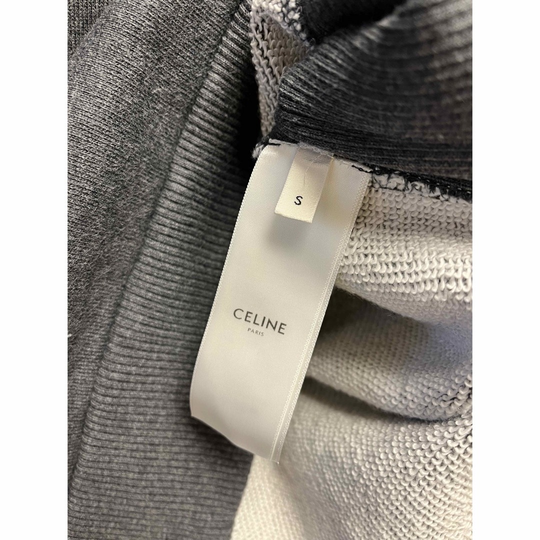 CELINE - 正規 CELINE セリーヌ ロゴ 刺繍 フーディー パーカー CELINE - 正規 CELINE セリーヌ ロゴ 刺繍 フーディー パーカー