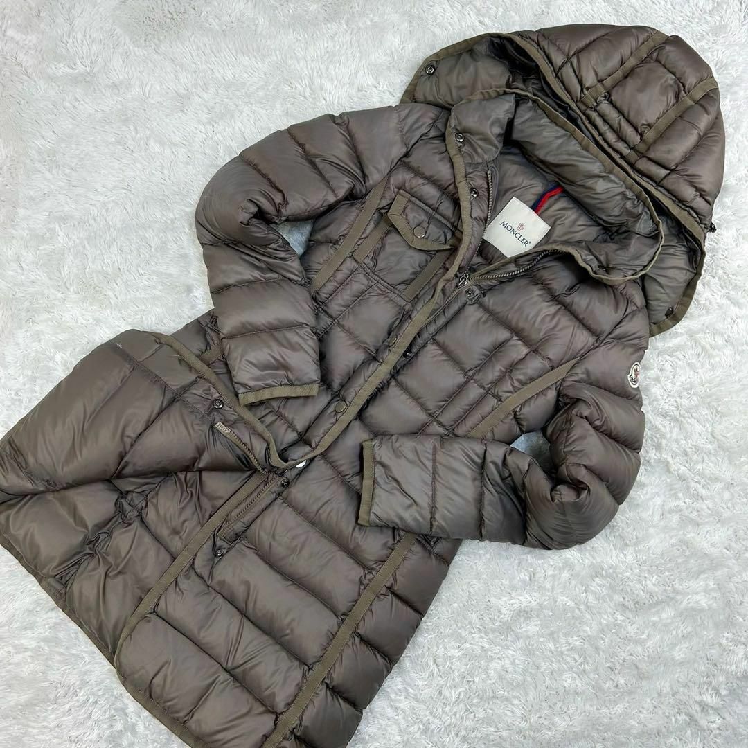 モンクレール☆ダウンジャケット HERMINE エルミンヌ フード モンクレール☆ダウンジャケット HERMINE エルミンヌ フード