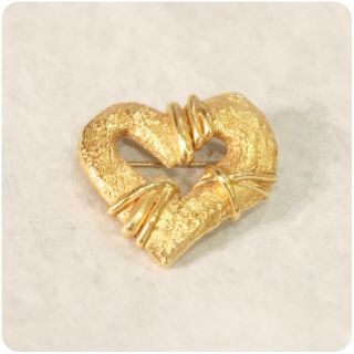 クリスチャンラクロワ(Christian Lacroix)の✔️Vintage brooch christian Lacroix heart(ブローチ/コサージュ)