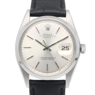 ロレックス(ROLEX)のロレックス デイト オイスターパーペチュアル 腕時計 時計 ステンレススチール 1500 自動巻き メンズ 1年保証 ROLEX  中古(腕時計(アナログ))