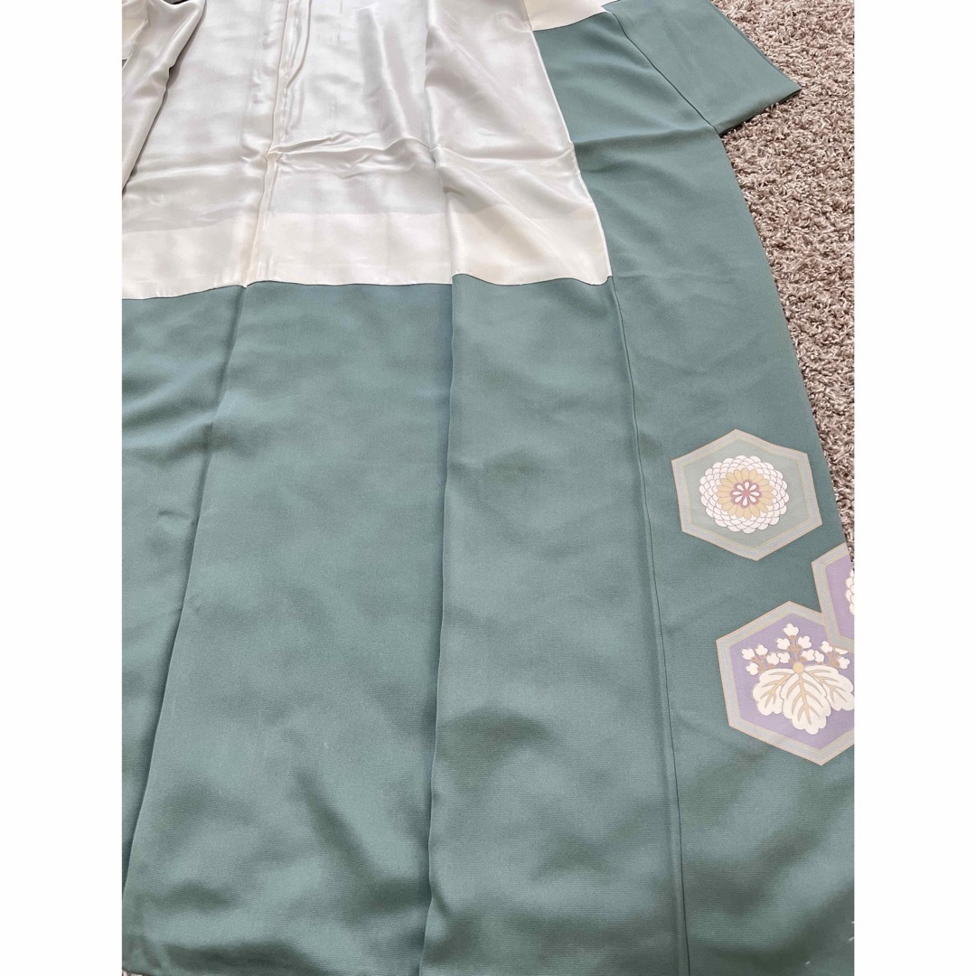 新品未使用‼️色留袖 訪問着 エメラルドグリーン の通販 by 新品未使用‼️色留袖 訪問着 エメラルドグリーン の通販 by