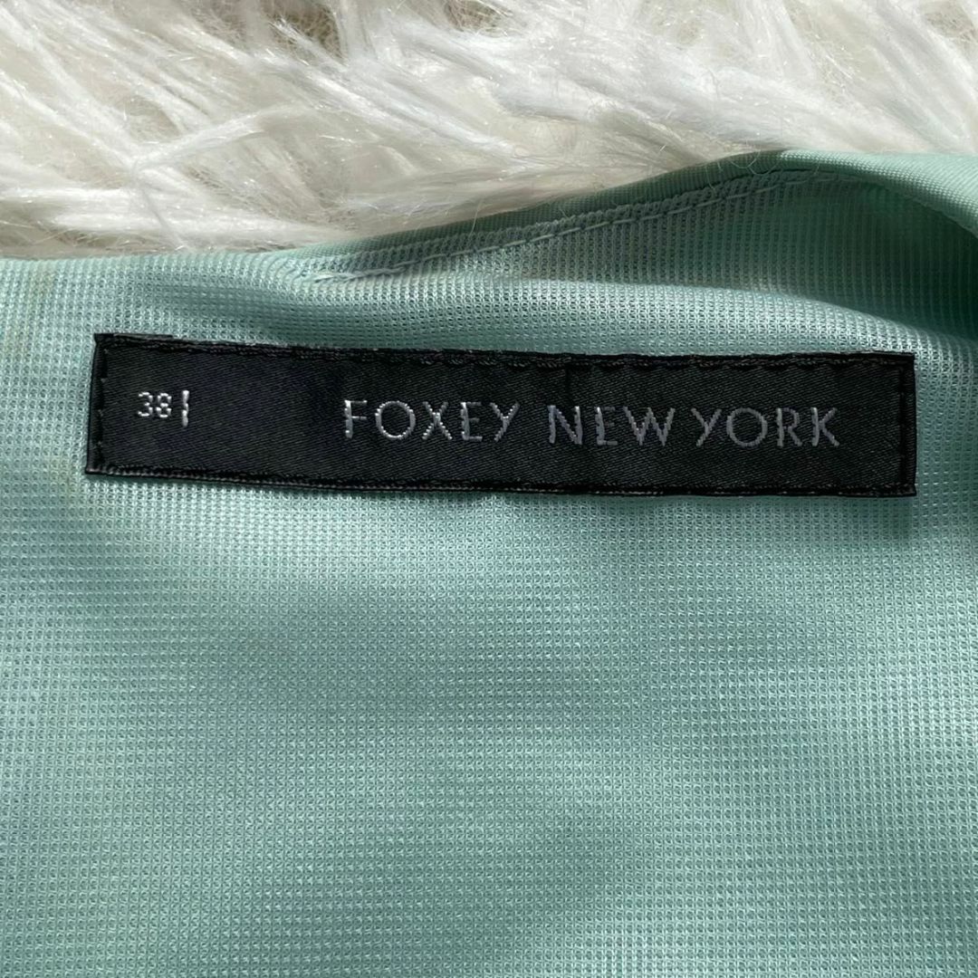FOXEY フォクシー ノースリーブワンピース ティファニーブルー FOXEY フォクシー ノースリーブワンピース ティファニーブルー