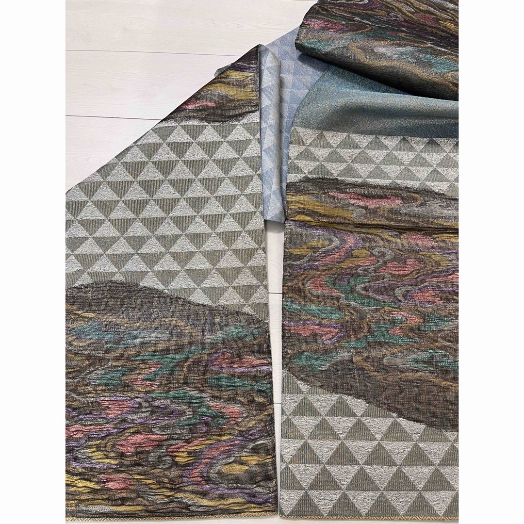 新品未使用‼️六通柄 吉祥模様 観世水柄 袋帯 新品未使用‼️六通柄 吉祥模様 観世水柄 袋帯