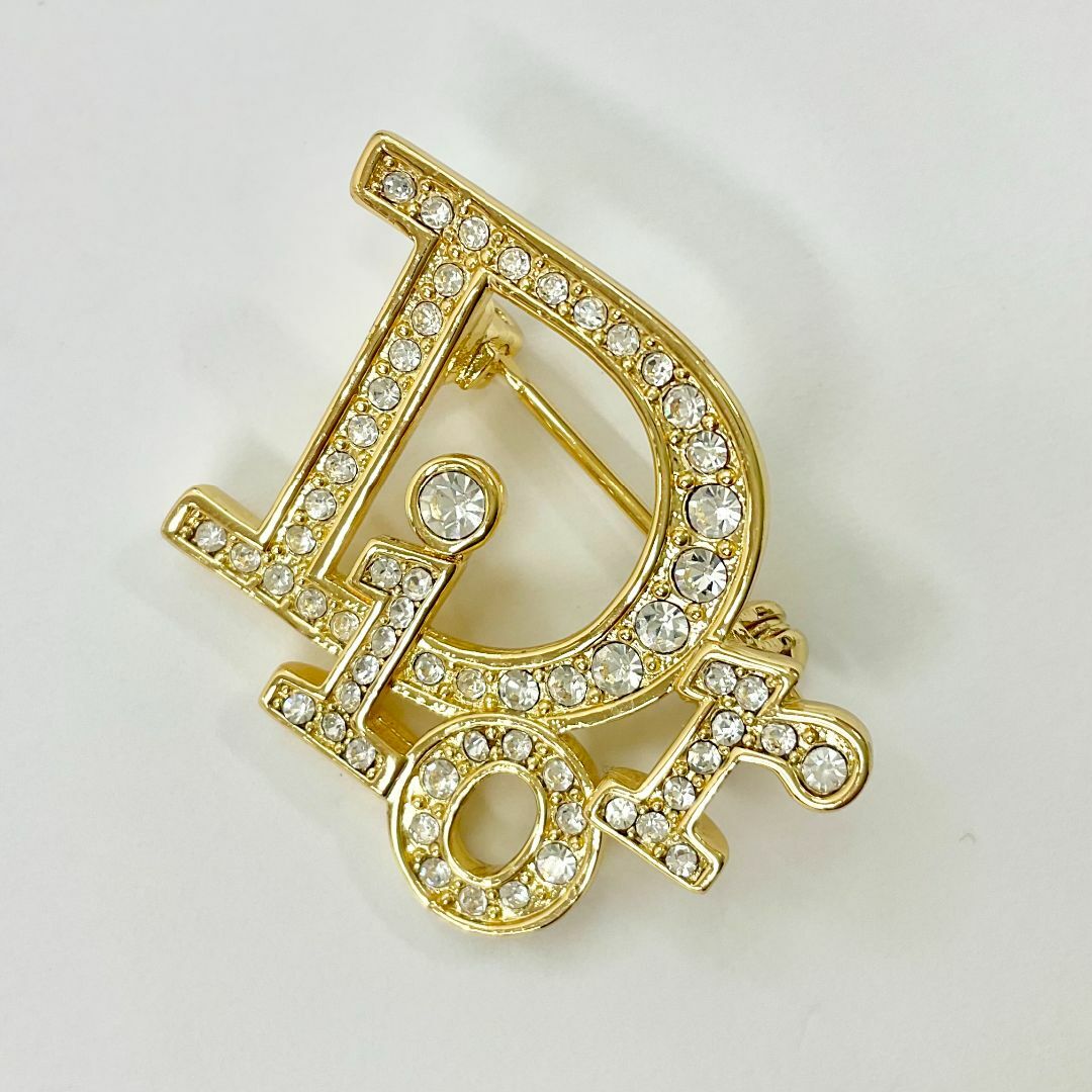 Christian Dior ディオール ブローチ ピンブローチ ロゴマーク Christian Dior ディオール ブローチ ピンブローチ ロゴマーク