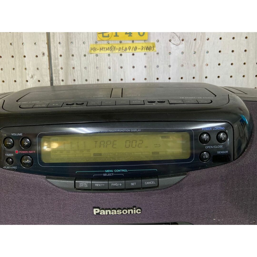3-△CD・ラジオ動作OK Panasonic パナソニック CDラジカセ RX 3-△CD・ラジオ動作OK Panasonic パナソニック CDラジカセ RX