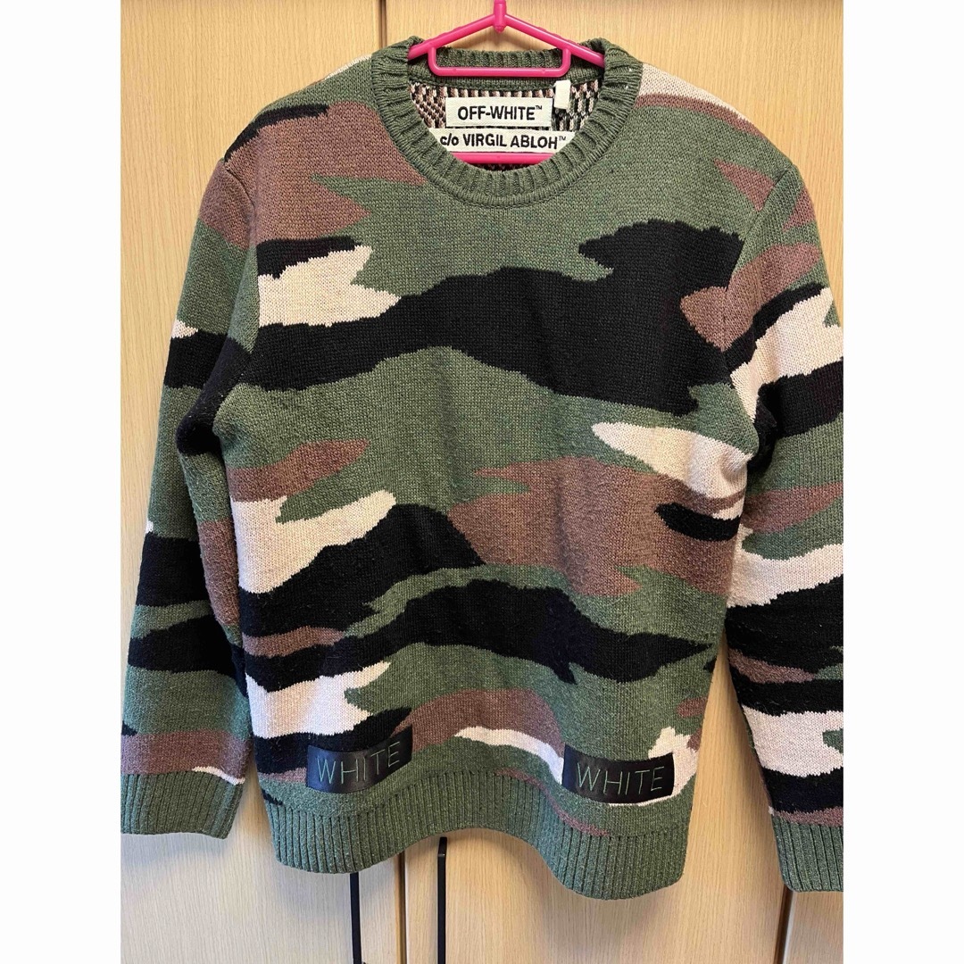 正規 OFF-WHITE c/o VIRGIL ABLOH™ カモフラ ニット 正規 OFF-WHITE c/o VIRGIL ABLOH™ カモフラ ニット
