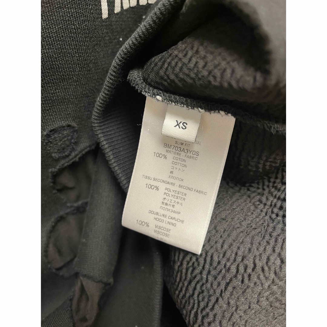 GIVENCHY - 正規 Givenchy ジバンシィ ロゴ ダメージ フーディー GIVENCHY - 正規 Givenchy ジバンシィ ロゴ ダメージ フーディー