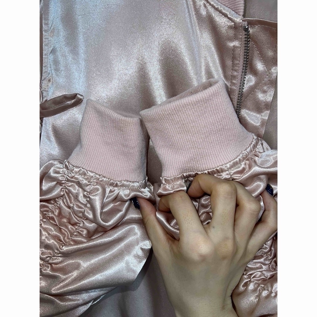 treat ur self Girly ribbon MA-1の通販 by 冗談も大概にして treat ur self Girly ribbon MA-1の通販 by 冗談も大概にして